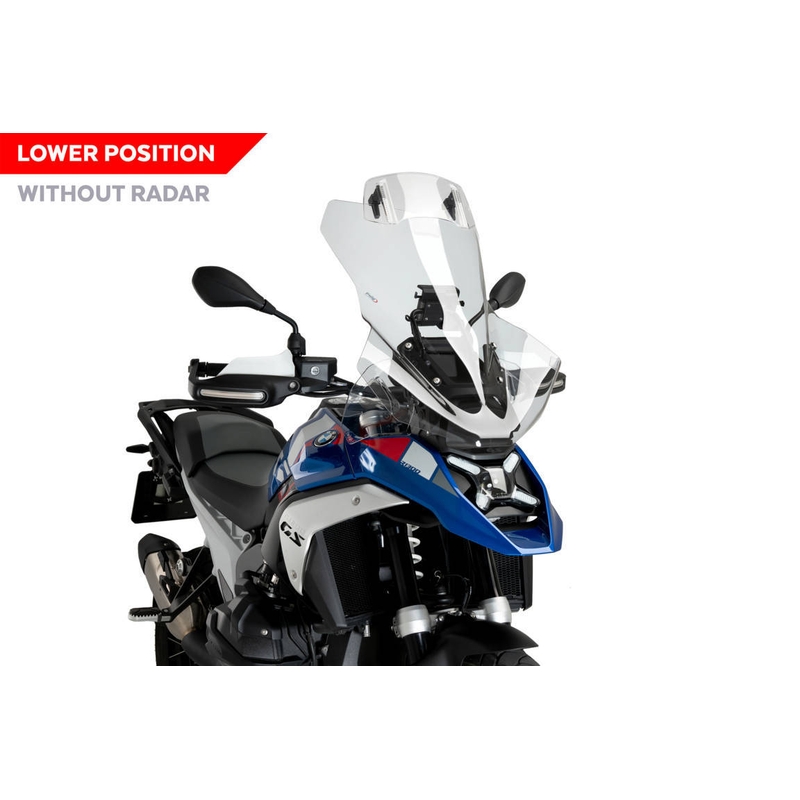 Plexi štít PUIG TOURING WITH VISOR priehľadná