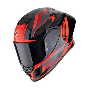 Integrálna prilba na motorku Scorpion EXO-R1 EVO II AIR VITAL čierno-strieborno-červená