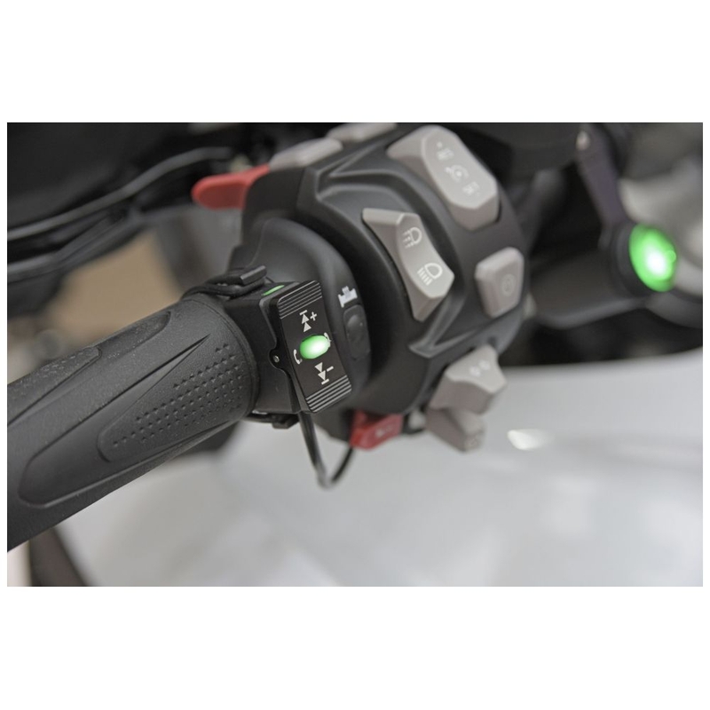 Bezdrôtové ovládanie smartfónu na riadidlá motocykla Interphone čierne