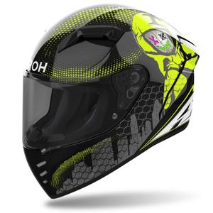 Integrálna prilba na motorku Airoh CONNOR Gamer čierno-šedo-fluo žltá