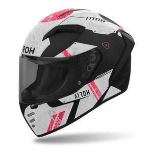 Integrálna prilba na motorku Airoh CONNOR Omega matná bielo-červená
