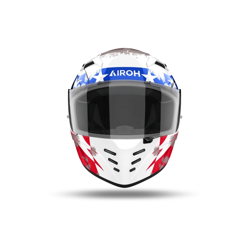 Integrovaná prilba na motorku Airoh CONNOR Nation bielo-červeno-modrá