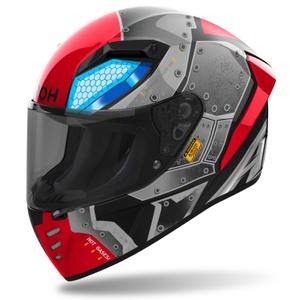 Integrálna prilba na motorku Airoh CONNOR Topánok čierno-šedo-červená
