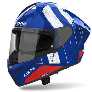Integrálna prilba na motorku Airoh MATRYX Scope modro-červená