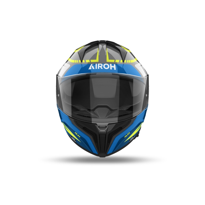 Integrálna helma na motorku Airoh MATRYX Rider lesklá modrá