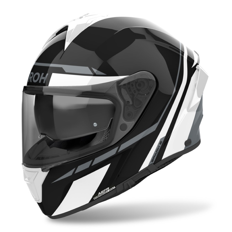 Integrálna prilba na motorku Airoh SPARK 2 Spinner lesklá biela