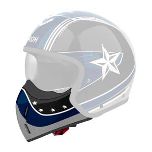 Chránič brady pre prilby Airoh J110 Command modrý lesklý