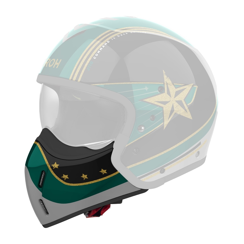 Chránič brady pre prilby Airoh J110 Command lesklý zelený