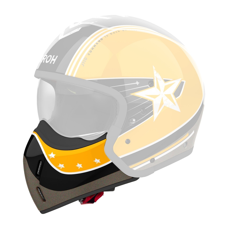 Chránič brady pre prilby Airoh J110 Command lesklý žltý