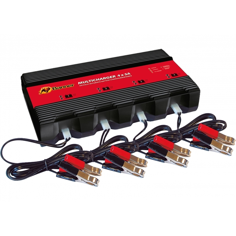 Nabíjačka na batérie Banner Multicharger 4x5A pre 12V batérie
