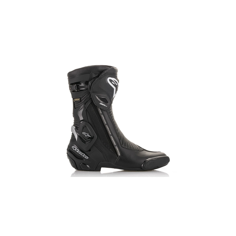 Topánky na motorku Alpinestars SMX Plus 2 Gore-Tex čierno-strieborné