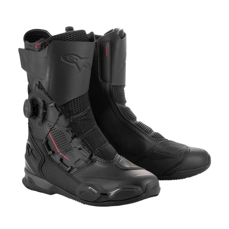 Topánky na motorku Alpinestars SP-X BOA čierno-čierne