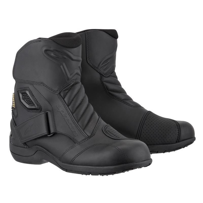 Topánky na motorku Alpinestars New Land Gore-Tex čierne