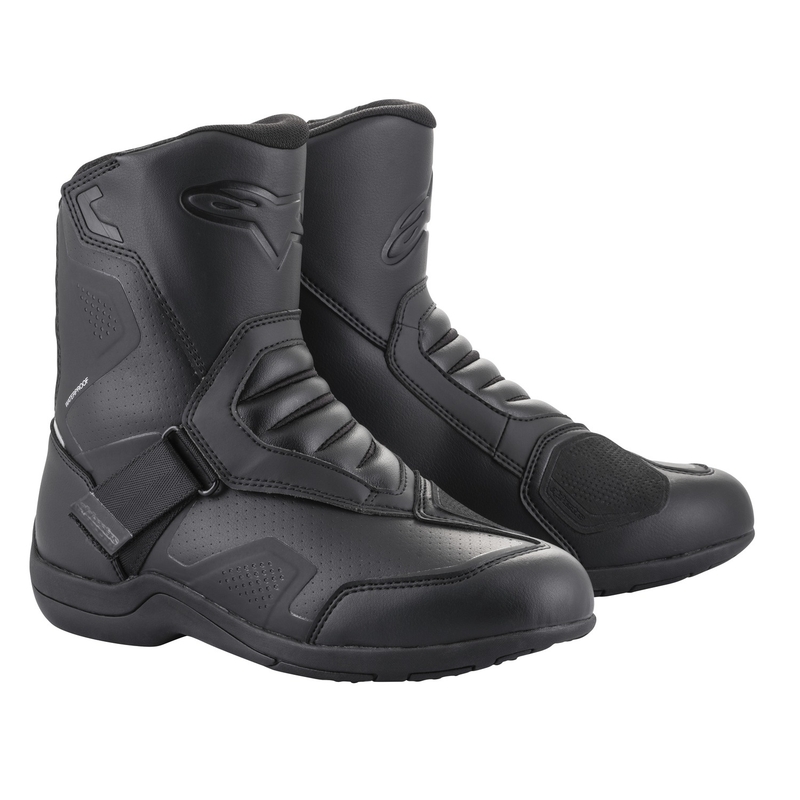 Topánky na motorku Alpinestars Ridge Waterproof čierno-čierne