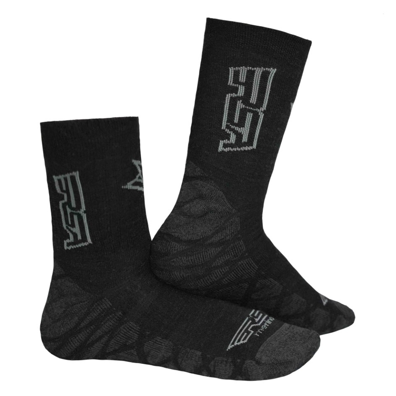 Ponožky RSA Allride Merino tmavo šedé