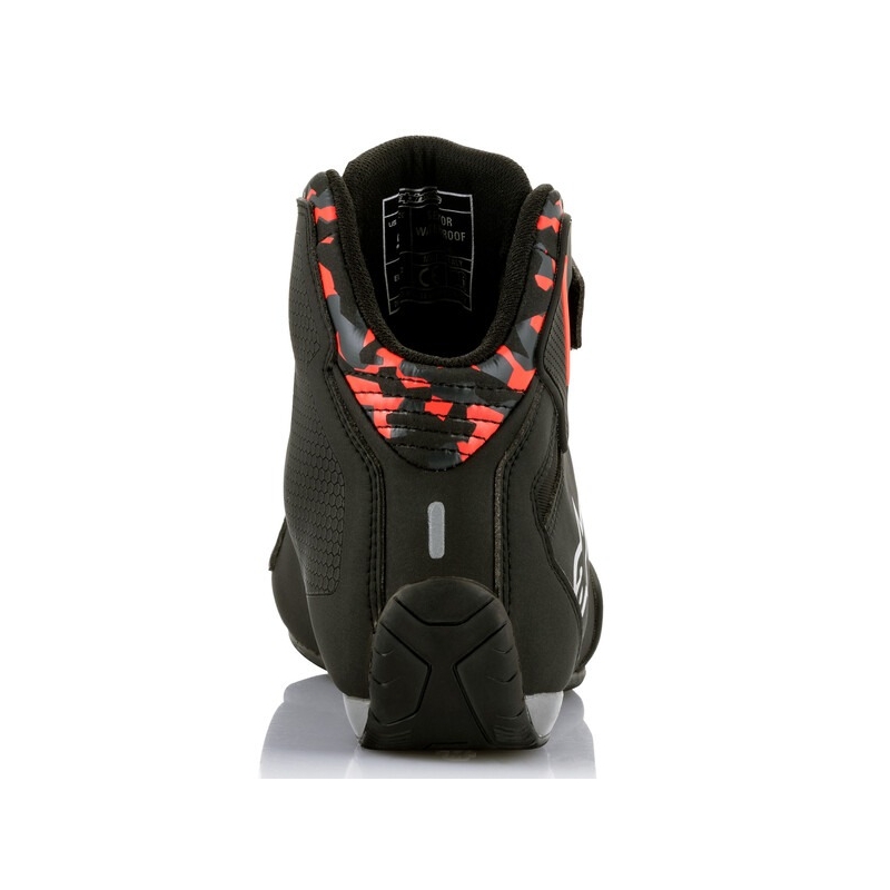 Motocyklová obuv Alpinestars Sektor Waterproof čierno-červeno-šedo-camo