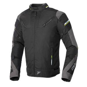 Bunda na motocykel SEVENTY DEGREES SD-JR69 čierno-fluorescenčno žltá