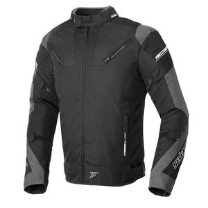Bunda na motocykel SEVENTY DEGREES SD-JR69 čierno-sivá