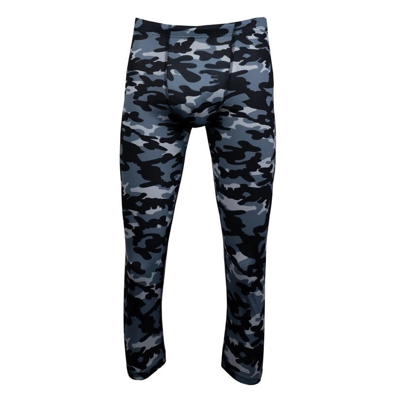 Termo spodky nanosilver® 3/4 camo sivé