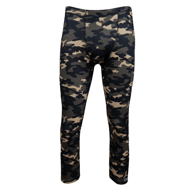 Termo spodky nanosilver® 3/4 camo olivovo zelené