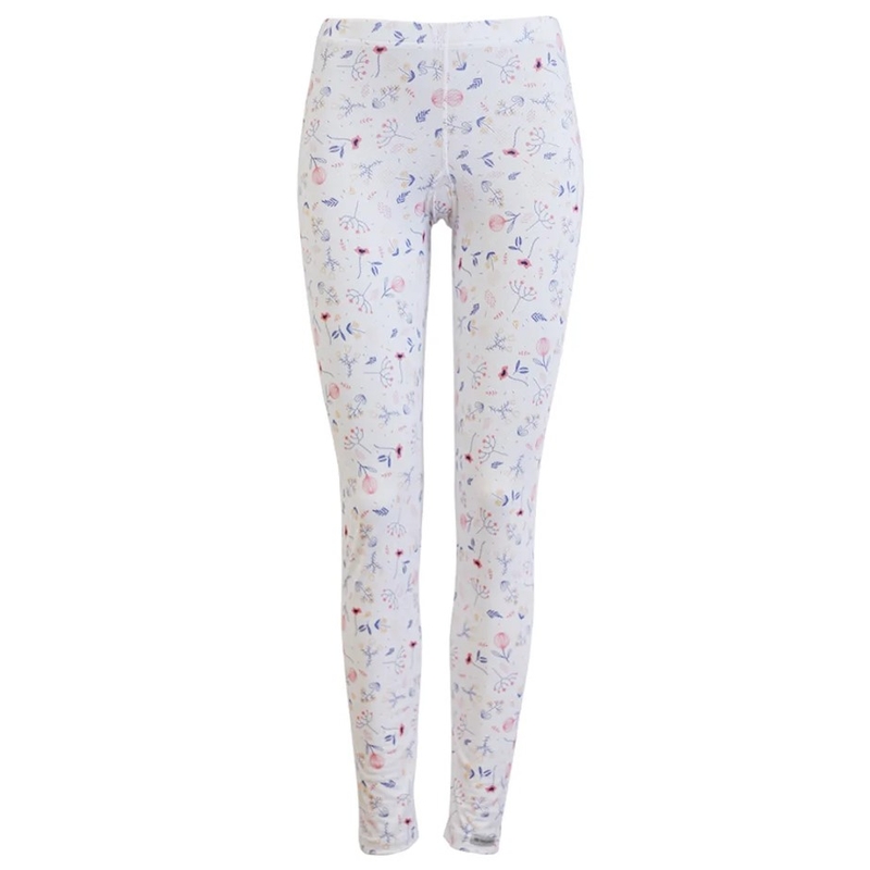 Dámske termo spodky nanosilver® Bloom biele