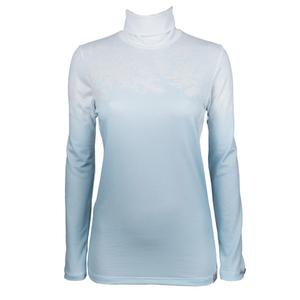 Dámske termo tričko nanosilver® Frozen modro-biele II