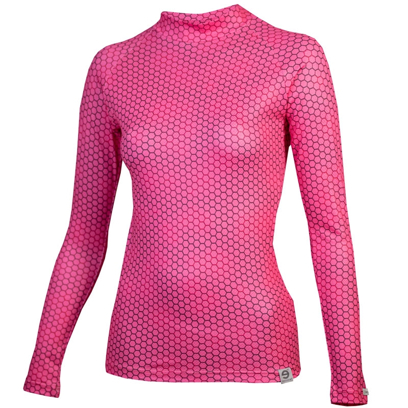 Dámske termo tričko nanosilver® Plastic svetlo ružové výpredaj