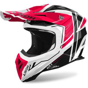 Motokrosová prilba Airoh Aviator Ace 2 Engine 2024 lesklá červená