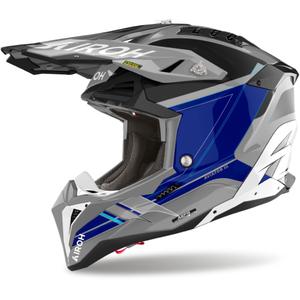 Motokrosová prilba Airoh Aviator 3 Saber 2024 lesklá modrá