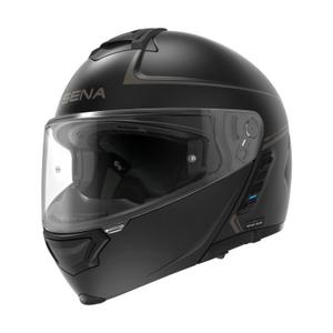Vyklápacia prilba na motorku SENA s Mesh headsetom Impulse čierna matná