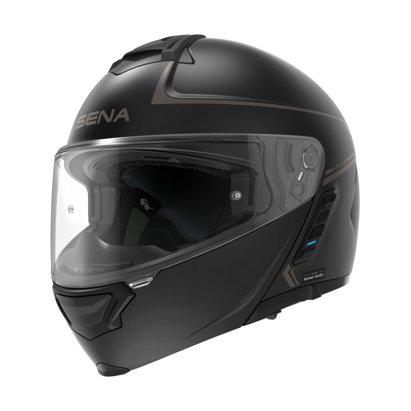 Odklápacia prilba na motocykel SENA s Mesh headsetom Impulse čierna matná