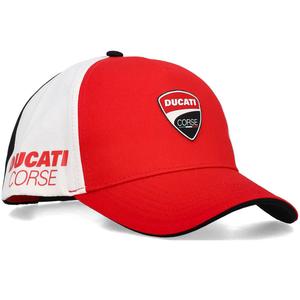Šiltovka Ducati Snapback červeno-bielo-čierna