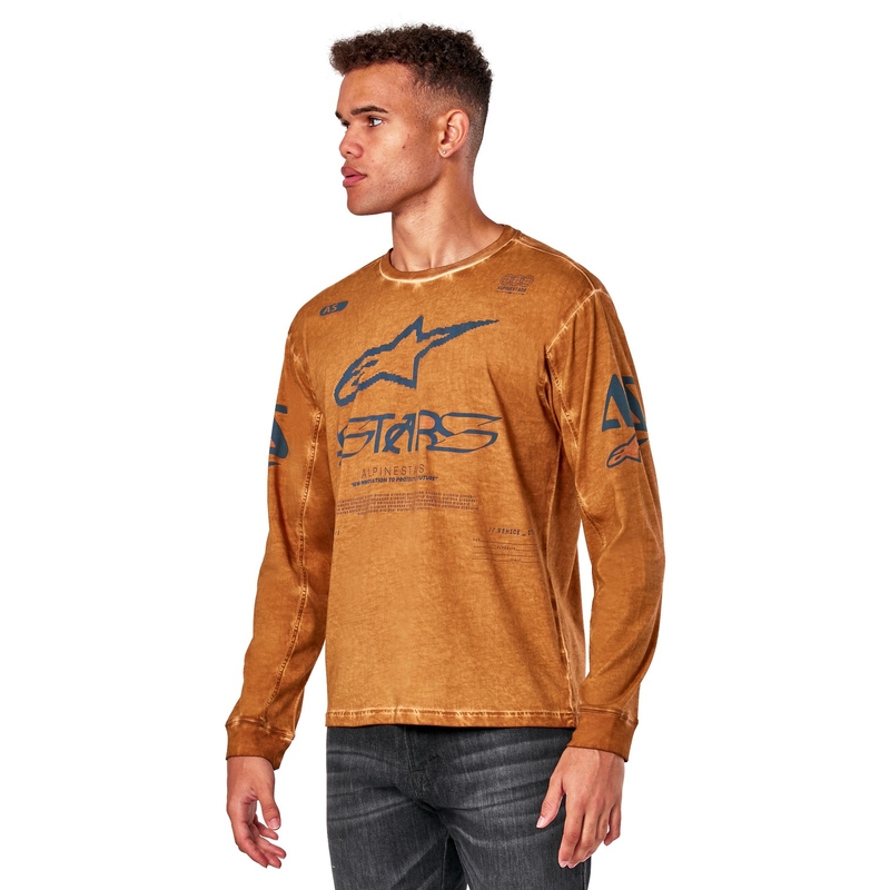 Tričko s dlhým rukávom Alpinestars Nook Knit ryšavé