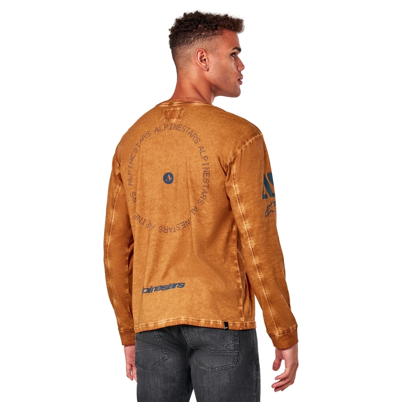 Tričko s dlhým rukávom Alpinestars Nook Knit ryšavé