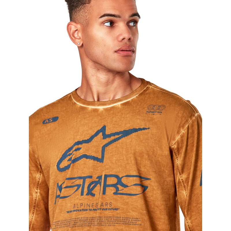 Tričko s dlhým rukávom Alpinestars Nook Knit ryšavé