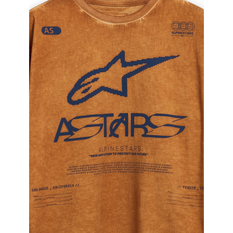 Tričko s dlhým rukávom Alpinestars Nook Knit ryšavé