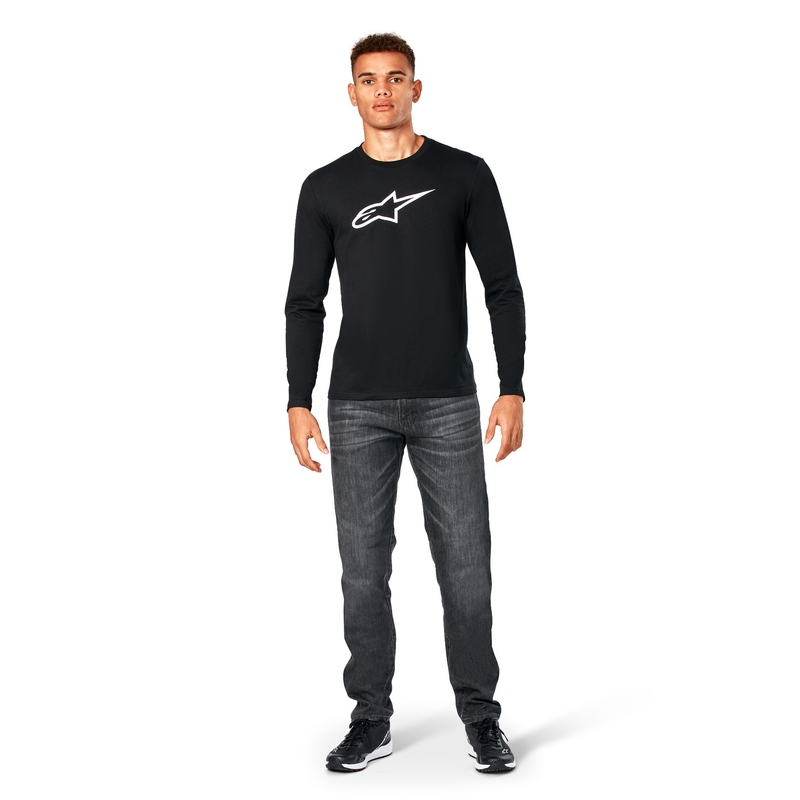Tričko s dlhým rukávom Alpinestars Backhand CSF čierne