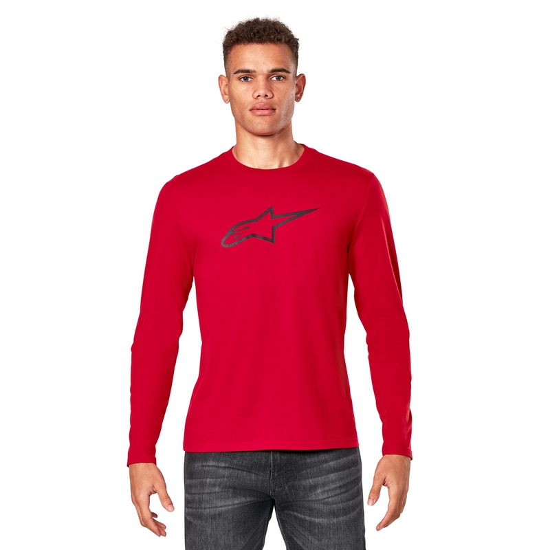 Tričko s dlhým rukávom Alpinestars Backhand CSF červené