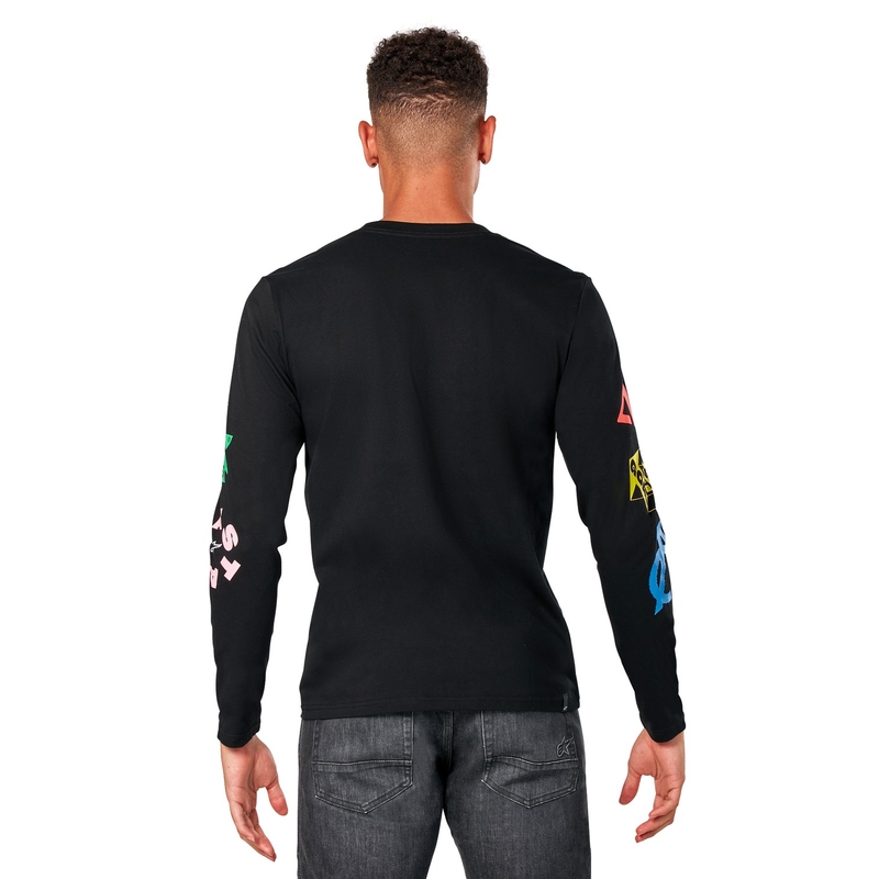 Tričko s dlhým rukávom Alpinestars Brundo CSF ​​čierne