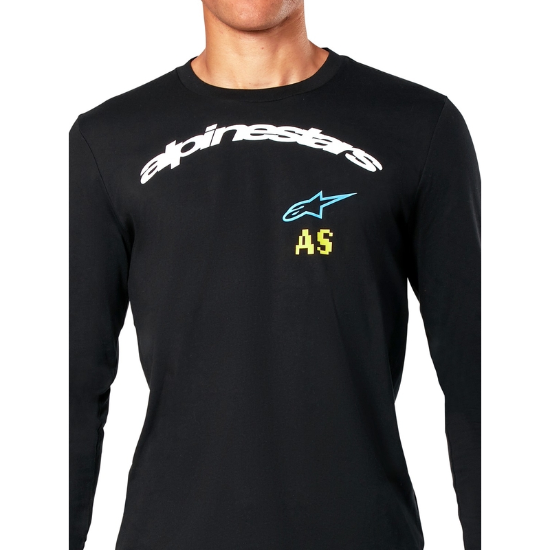 Tričko s dlhým rukávom Alpinestars Brundo CSF ​​čierne