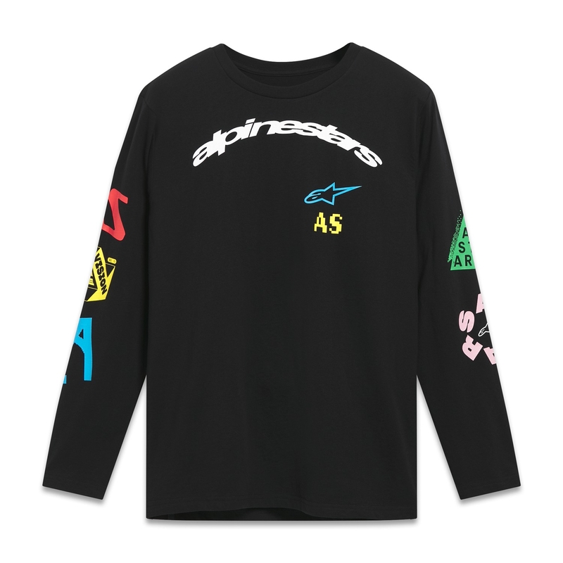 Tričko s dlhým rukávom Alpinestars Brundo CSF ​​čierne