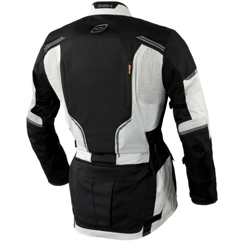 Kombinéza na motocykel Ozone Explorer II šedo-čierna