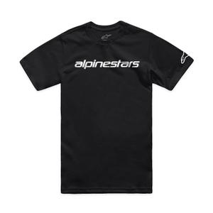 Tričko Alpinestars Linear Wordmark 2.0 CSF čierno-biele