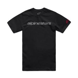 Tričko Alpinestars Linear Wordmark 2.0 CSF čierno-šedo-červené