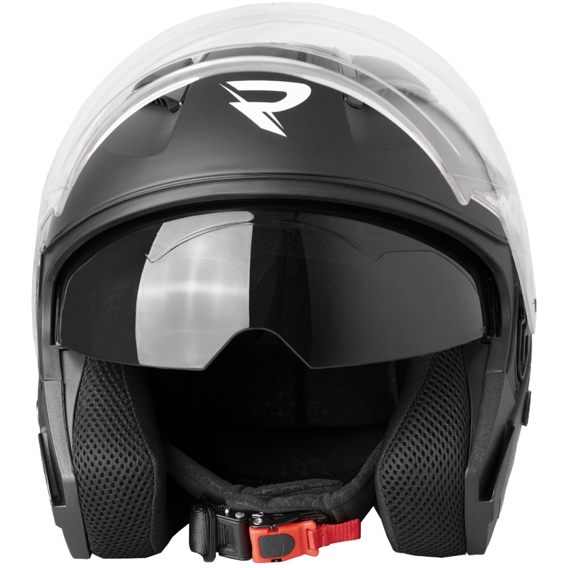 Otvorená helma na motorku Street Racer Sonic matná čierno-fluo žltá