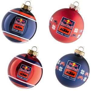 Vianočné banky Red Bull KTM Decoration Set modro-oranžové