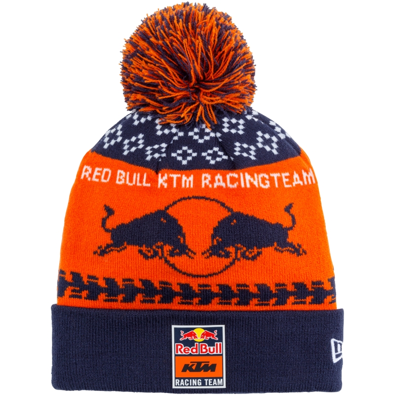Čiapka Red Bull KTM Winter Beanie modro-oranžová
