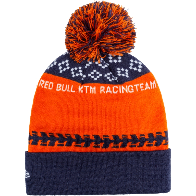 Čiapka Red Bull KTM Winter Beanie modro-oranžová