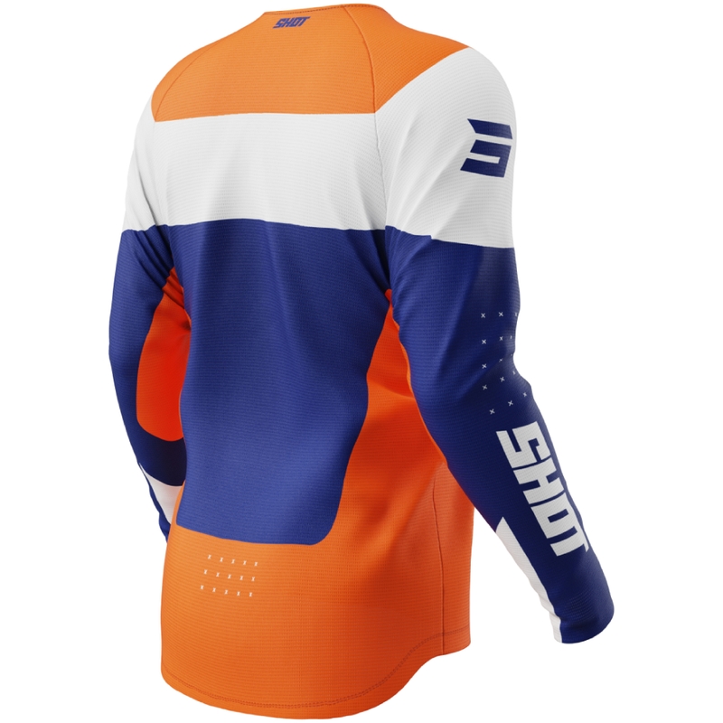 Detský motokrosový dres Shot Draw League oranžový