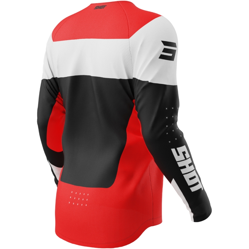 Detský motokrosový dres Shot Draw League červený